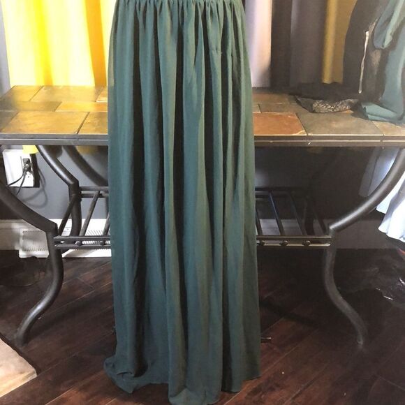 Dressy Star formal dark green bridesmaid/prom dress size large - Picture 2 of 9